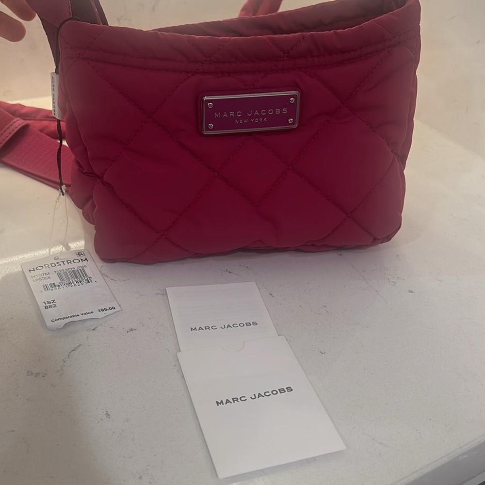 Marc Jacob’s Vibrant Pink Quilted Crossbody NWT - Picture 14 of 16
